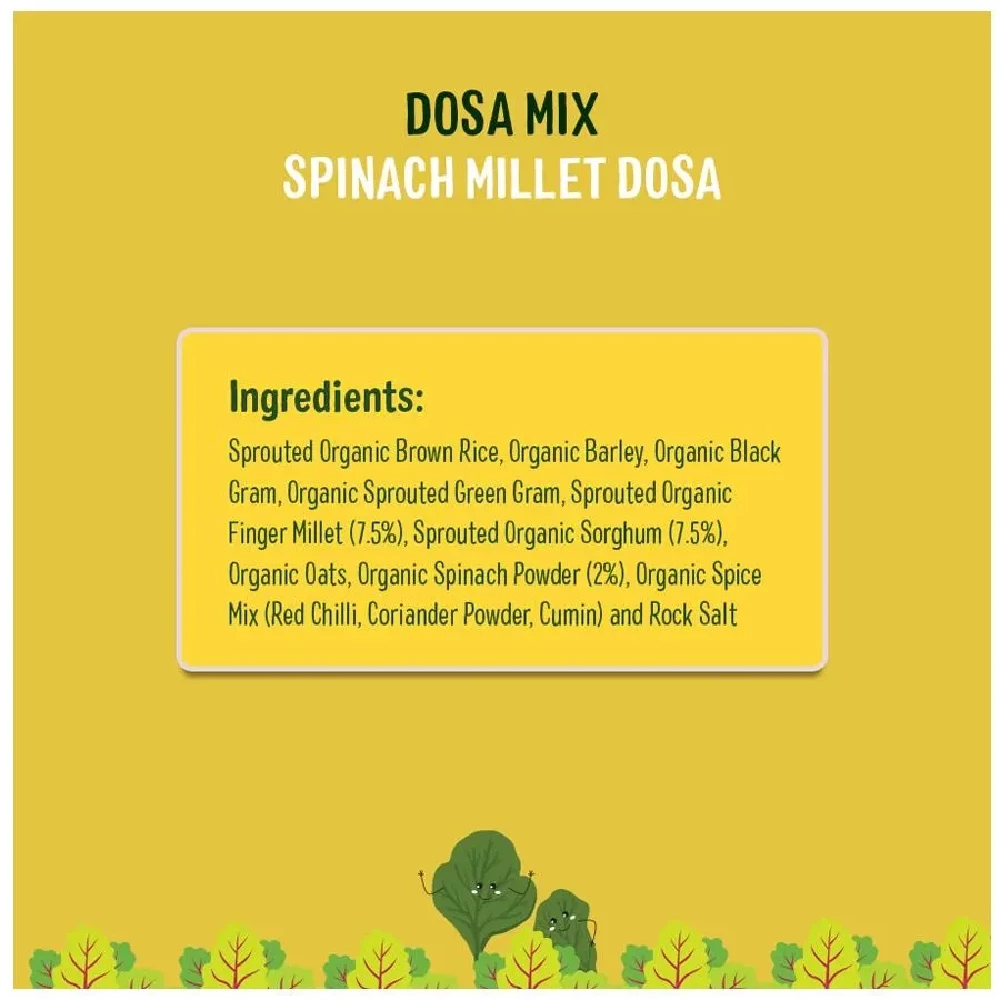 Timios Organic Spinach Millet Dosa Mix, 150 g (Pack of 2)-3.webp